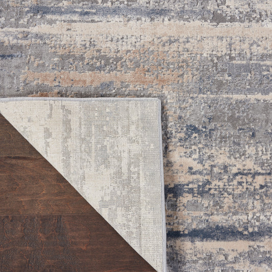 Nourison Home Rustic Textures  Beige Grey  Contemporary