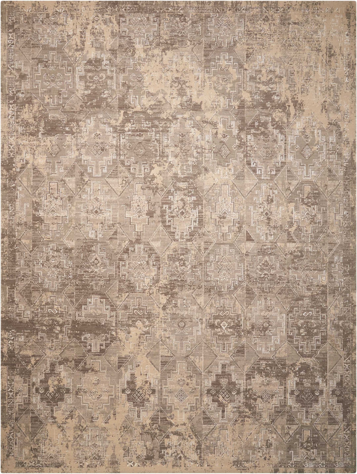 Nourison Home Silk Elements SKE19 Mushroom Traditional Loomed Rug