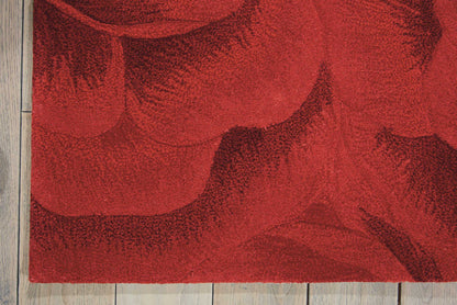 Nourison Home Moda  Crimson  Contemporary