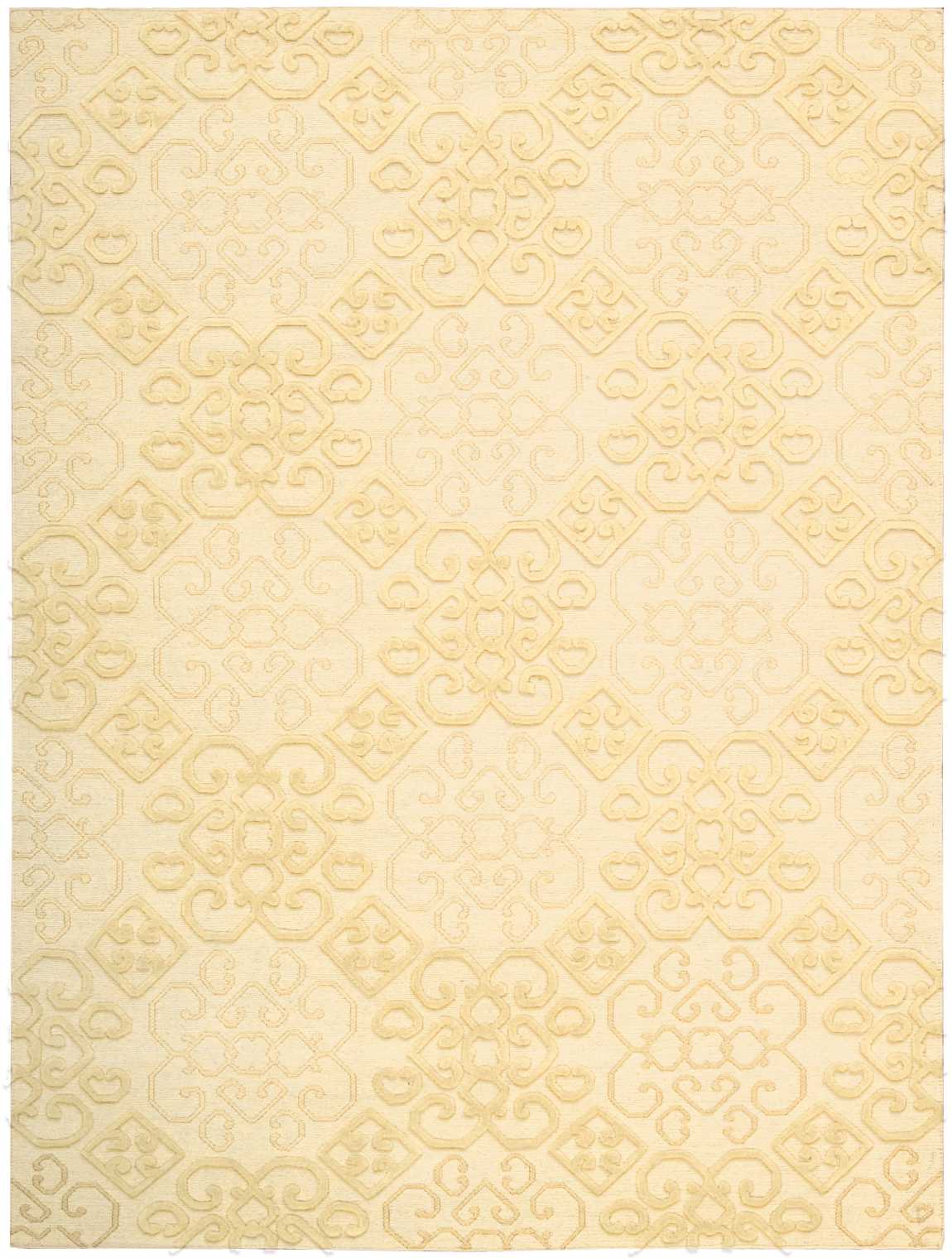 Nourison Home Ambrose AMB01 Linen Transitional Hand Woven Rug