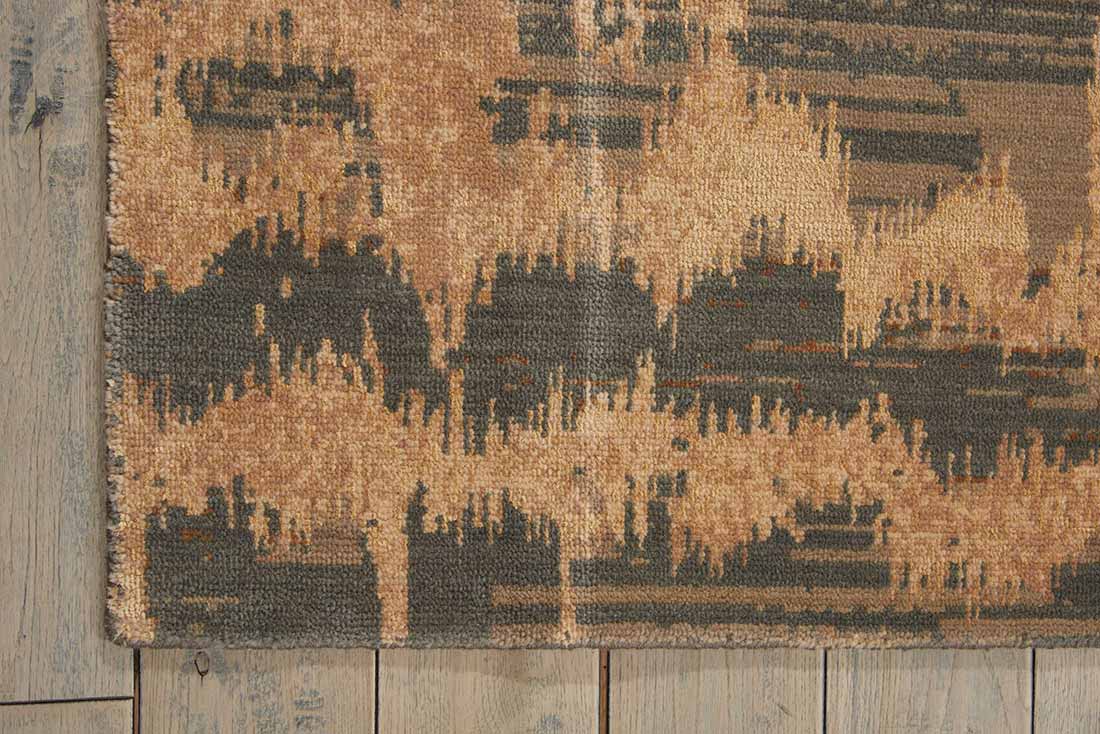 Nourison Home Silken Allure SLK10 Teal Contemporary Loomed Rug