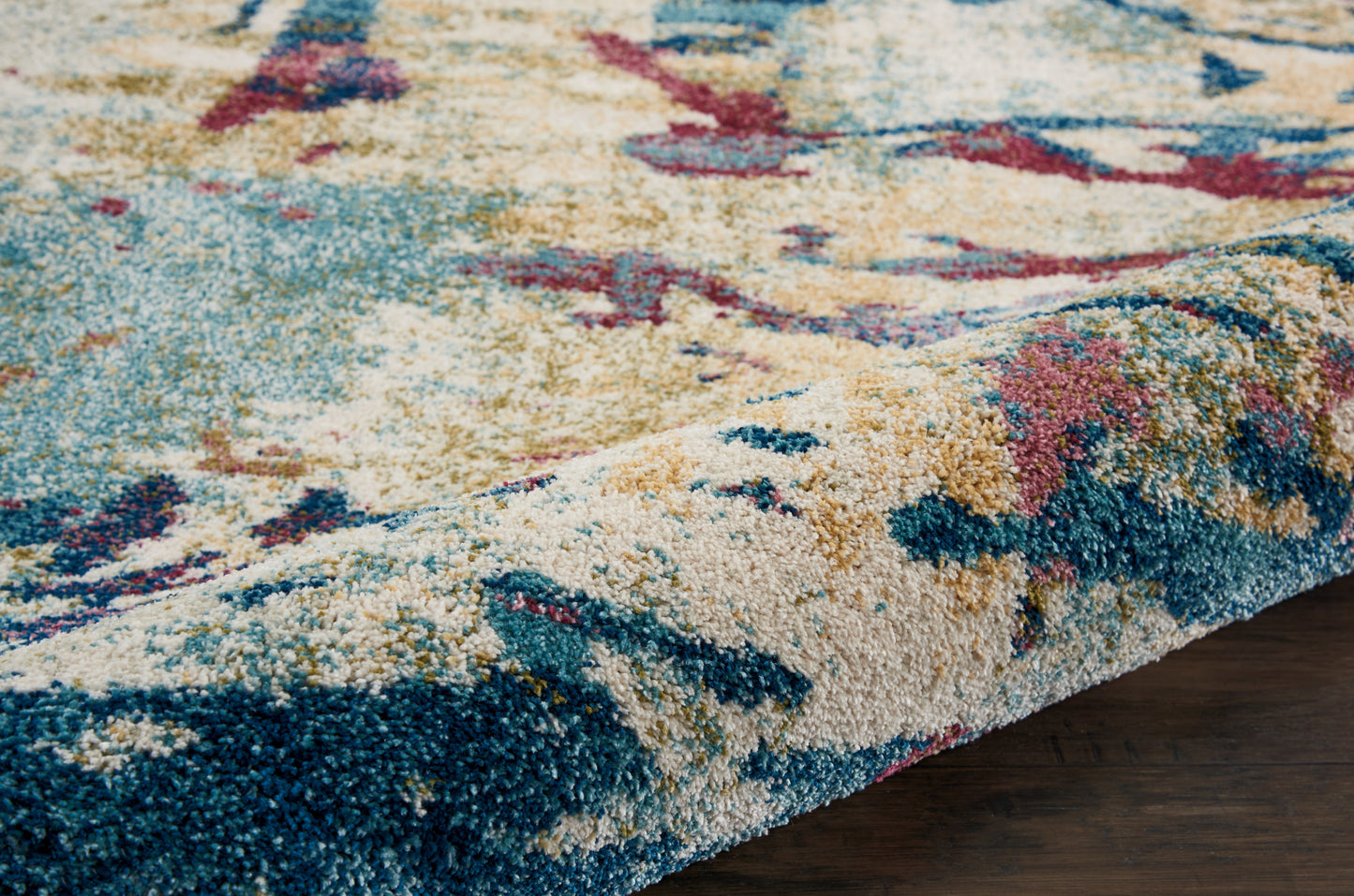 Nourison Home Fusion  Cream Multicolor  Contemporary