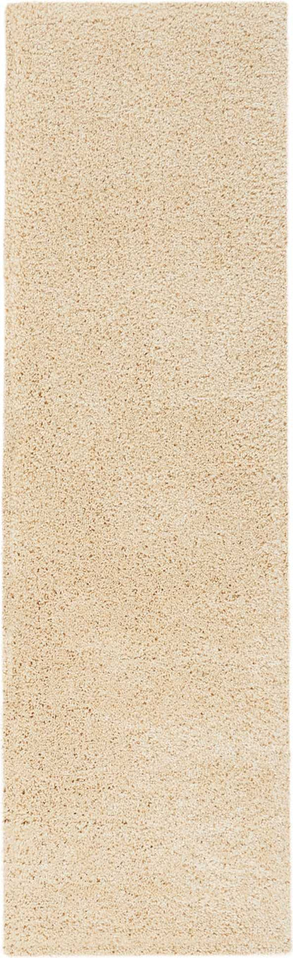 Nourison Home Malibu Shag MSG01 Cream Contemporary Power-loomed Rug