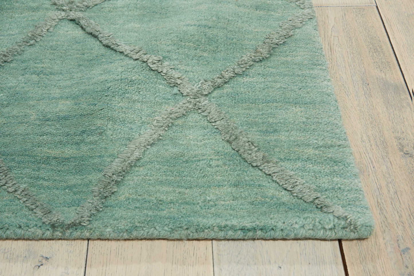 Nourison Home Lunette  Aqua  Transitional