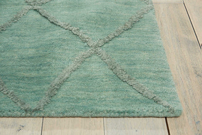 Nourison Home Lunette  Aqua  Transitional