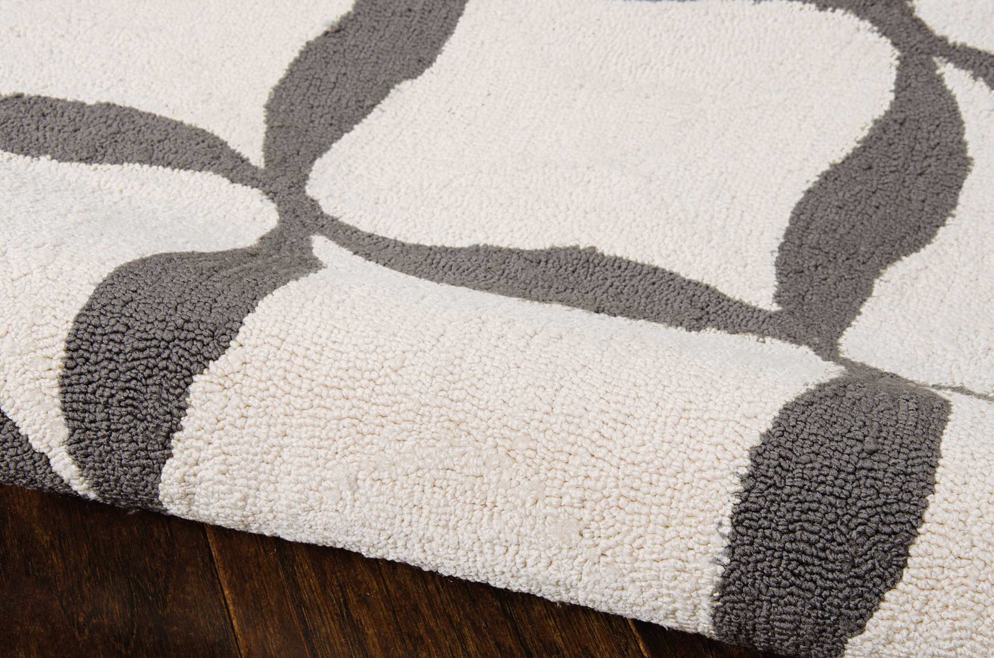 Nourison Home Decor  White Light Grey  Contemporary