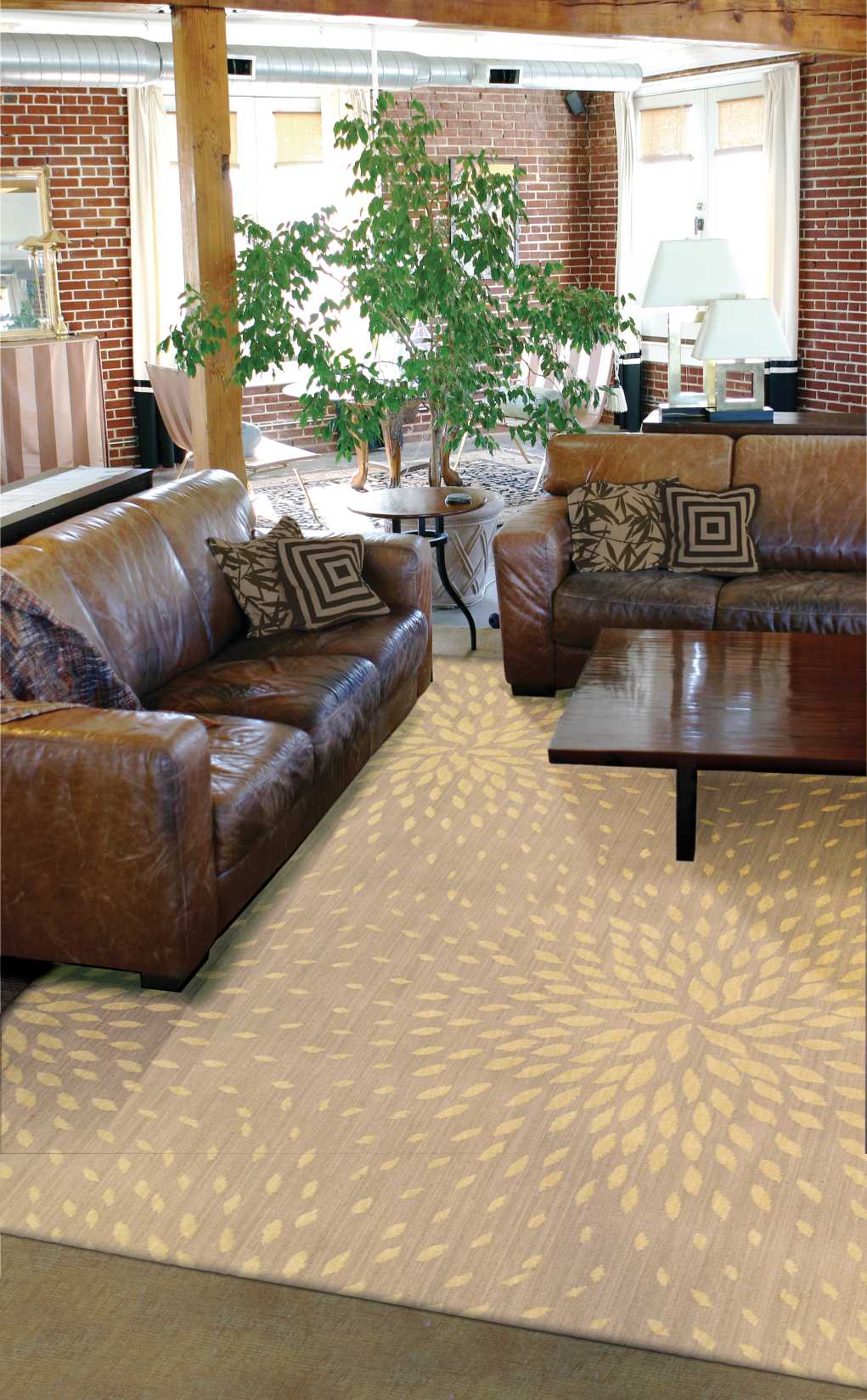 Nourison Home Capri  Beige  Contemporary