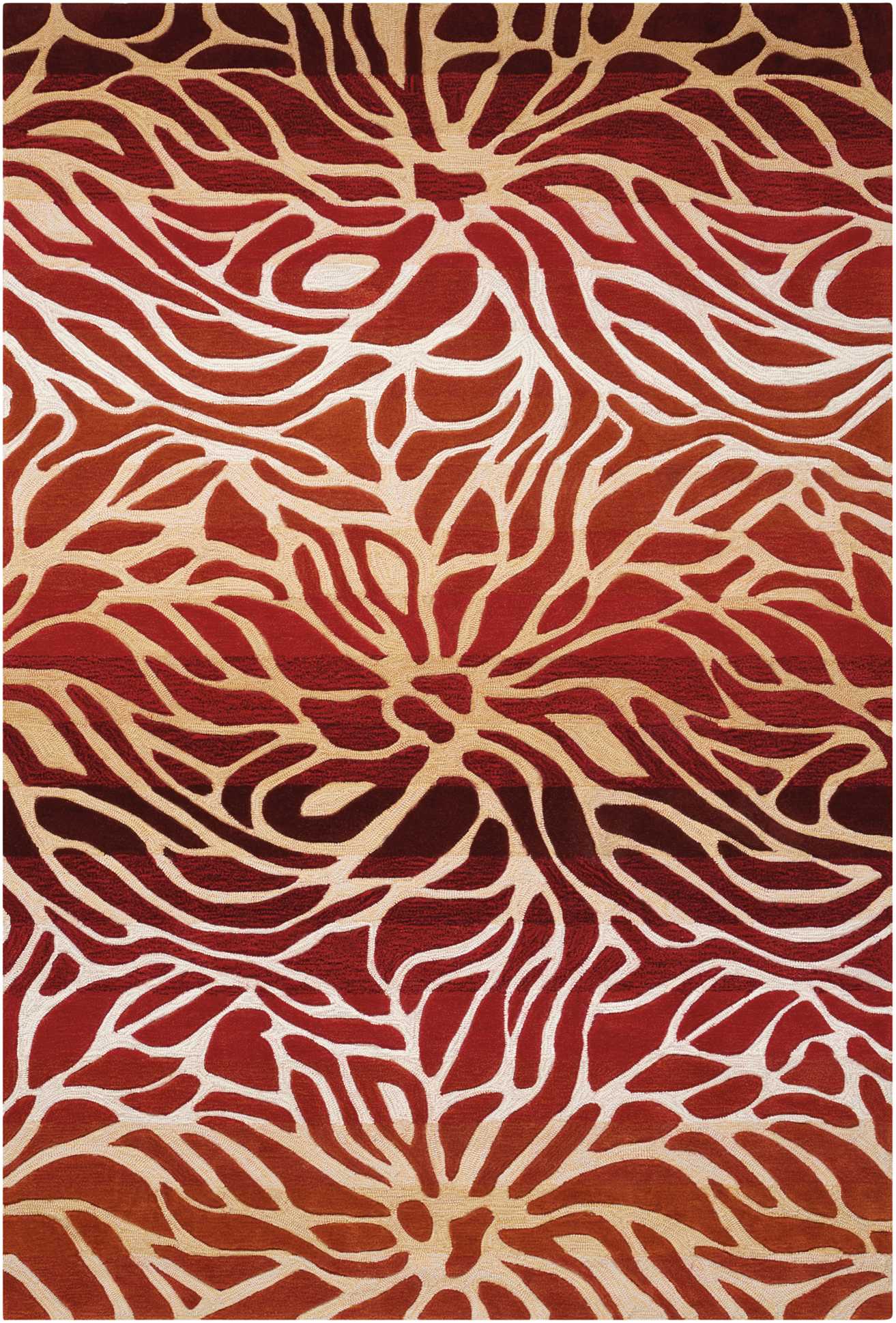 Nourison Home Contour  Flame  Contemporary