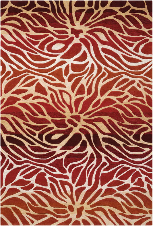 Nourison Home Contour  Flame  Contemporary