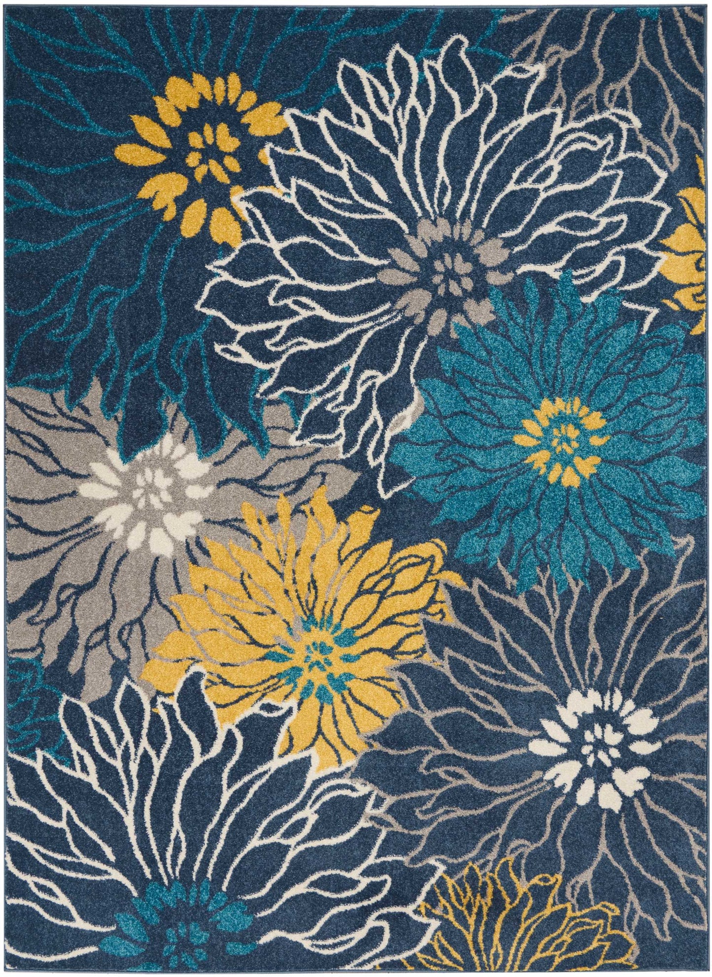 Nourison Home Passion PSN17 Blue Contemporary Power-loomed Rugs