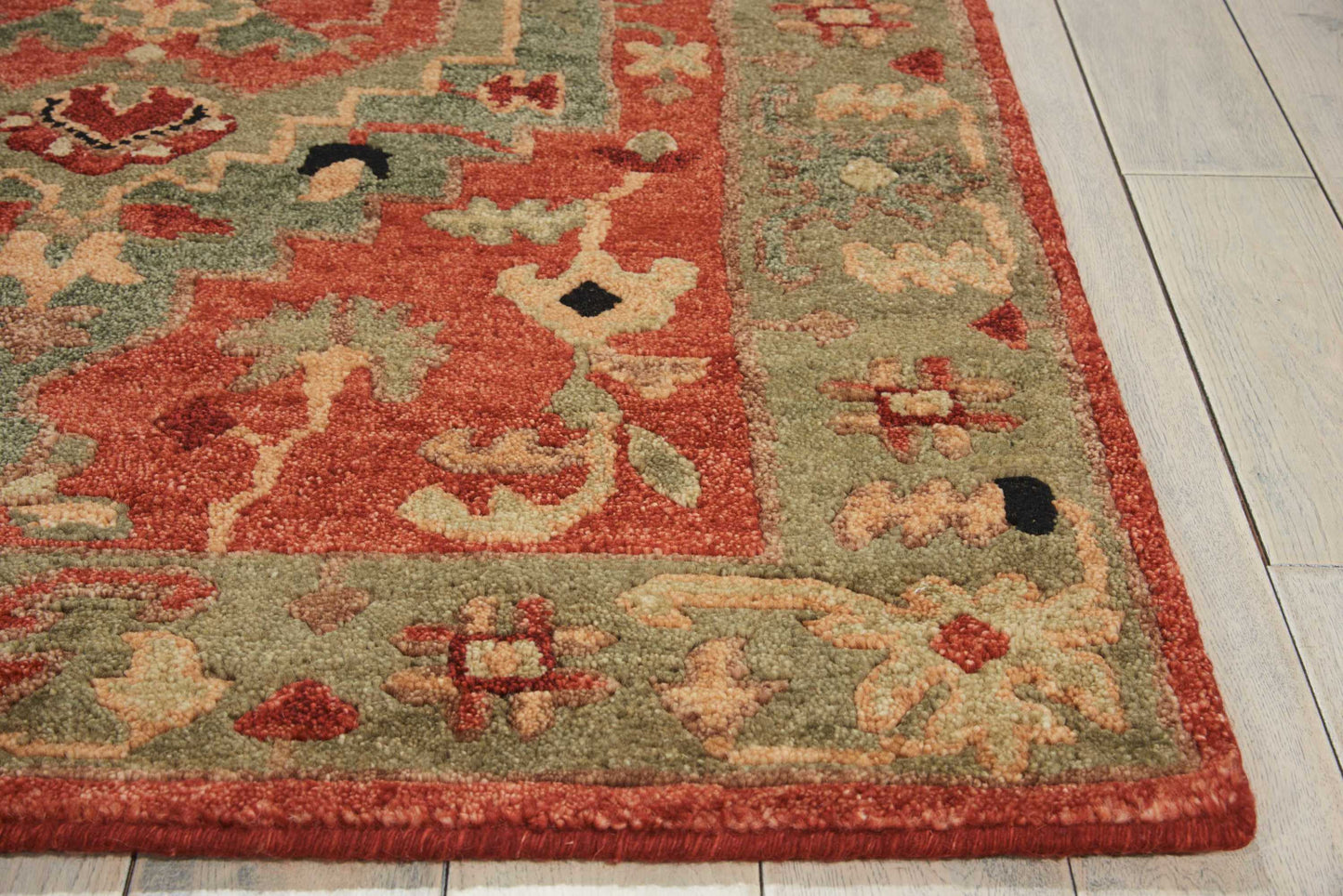 Nourison Home Tahoe  Rust  Traditional