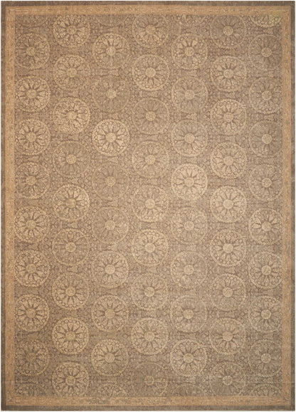 Nourison Home Silken Allure SLK04 Mushroom Traditional Loomed Rug