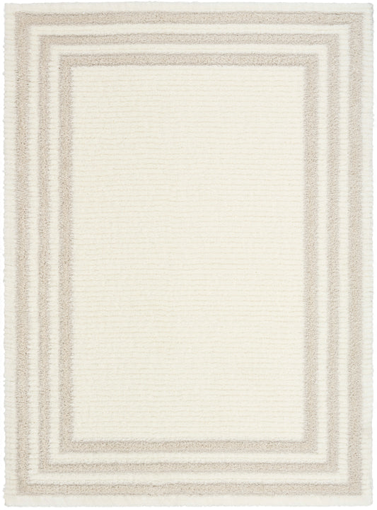 Nourison Home Pacific Shag  Ivory Beige  Contemporary