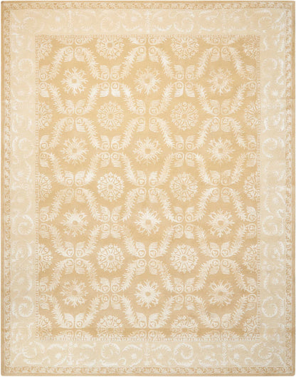 Nourison Home Symphony SYM08 Gold Traditional Tufted Rug