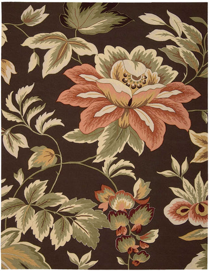 Nourison Home Fantasy  Chocolate  Transitional
