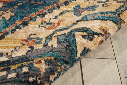 Nourison Home Nourison 2020  Teal  Traditional