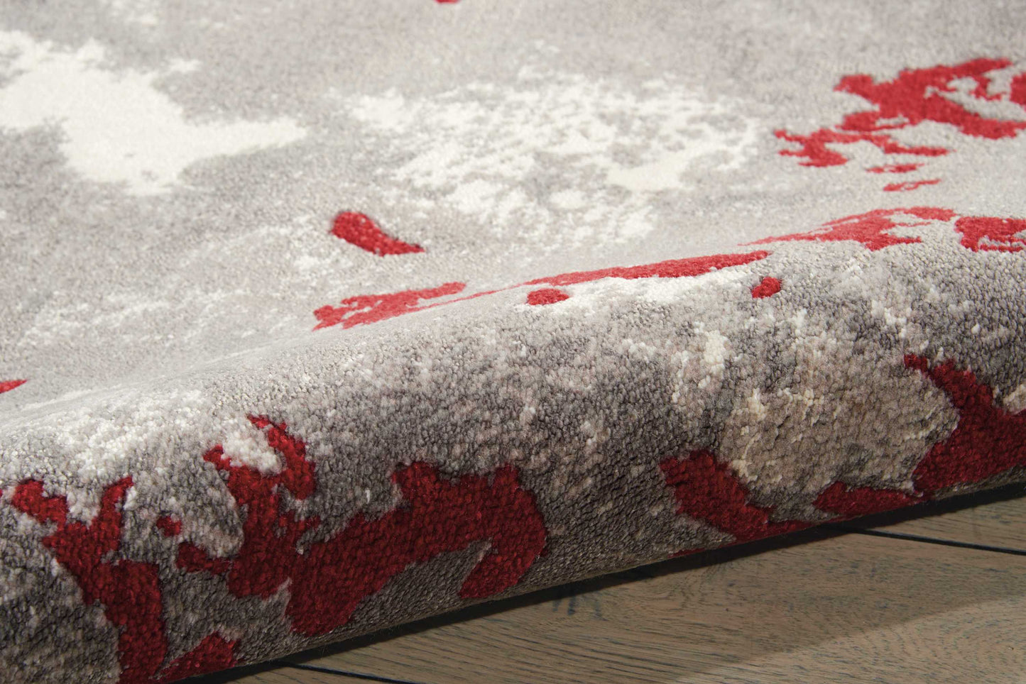 Nourison Home Twilight  Grey Red  Contemporary