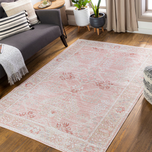 Surya St Tropez SRZ-2311 Dusty Pink Traditional Machine Woven Rug