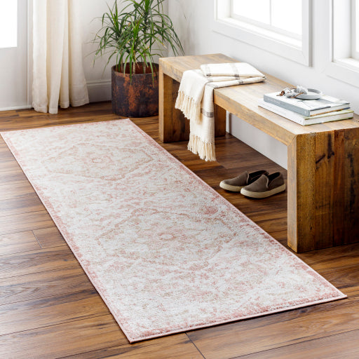 Surya St Tropez SRZ-2315 Pale Pink Traditional Machine Woven Rug