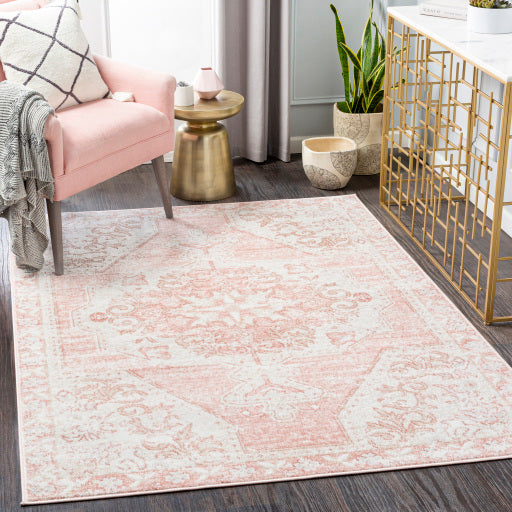 Surya St Tropez SRZ-2317 Pale Pink Traditional Machine Woven Rug |ADR