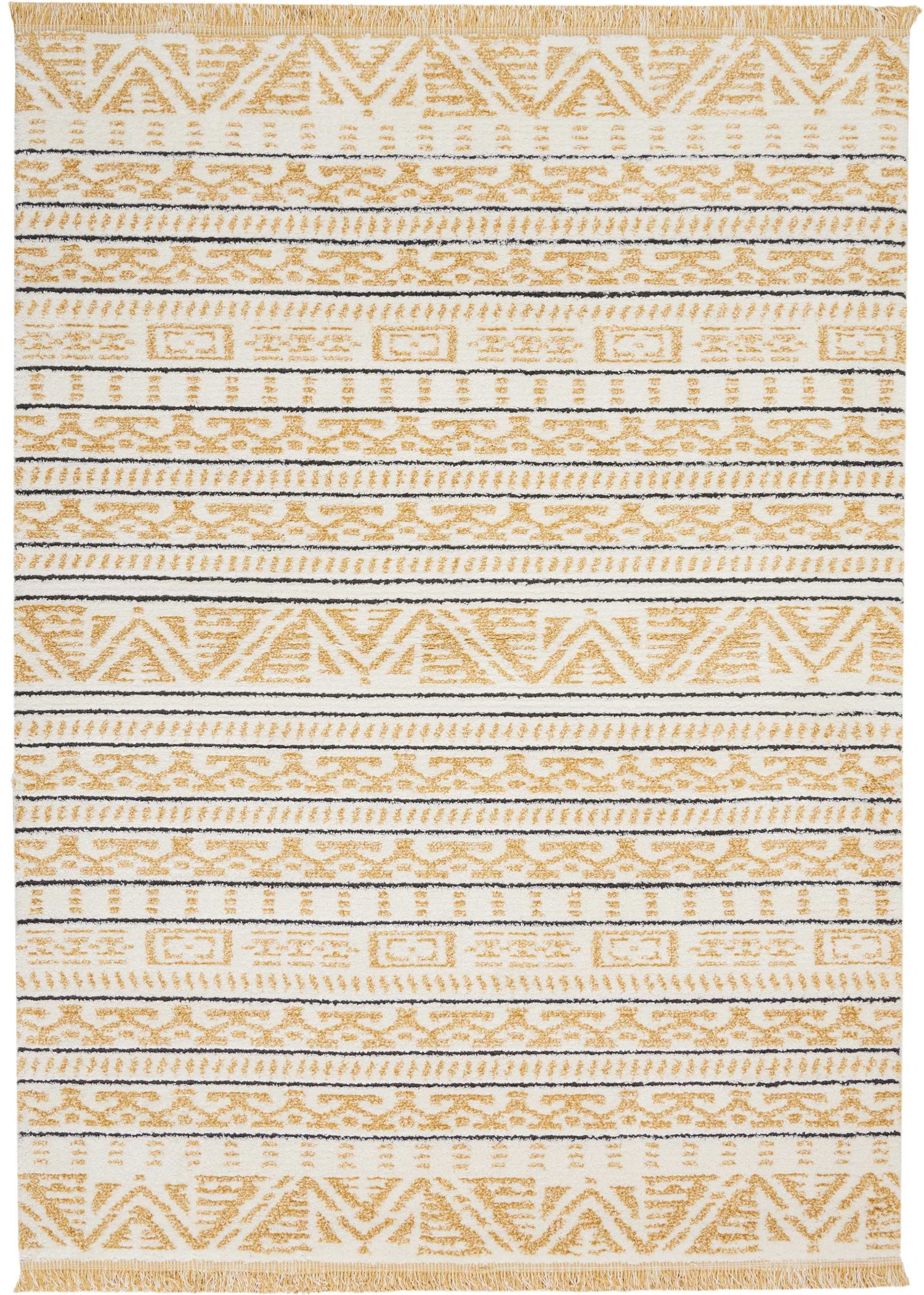Nourison Home Kamala  Yellow  Contemporary