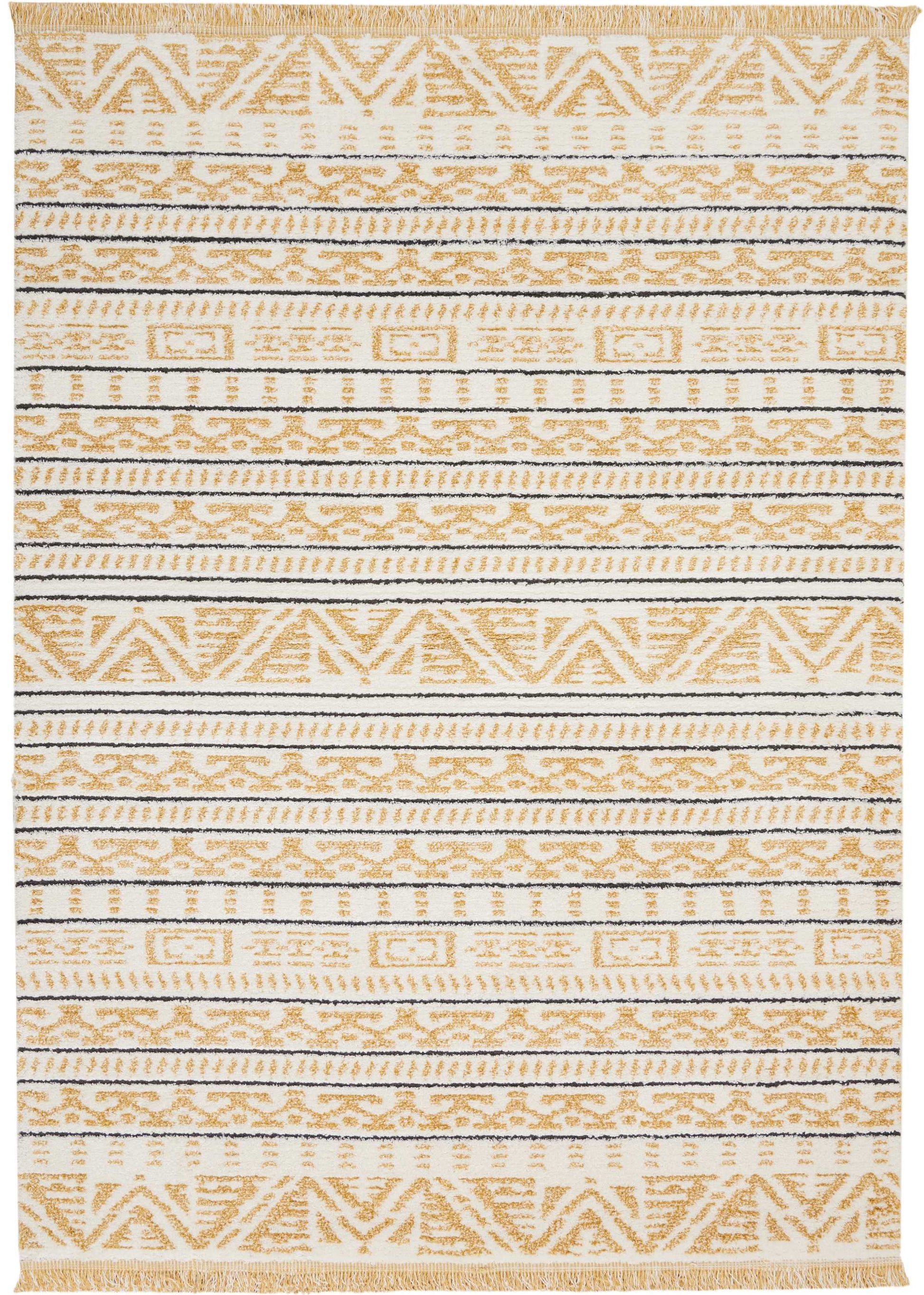 Nourison Home Kamala  Yellow  Contemporary