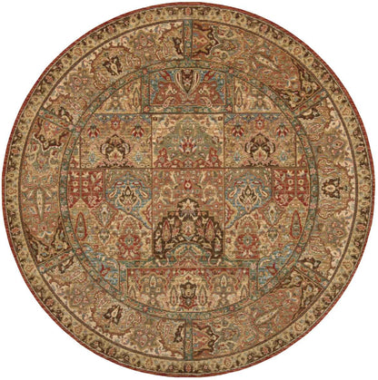 Nourison Home Living Treasures LI02 Multicolor Traditional Loom-woven Rug