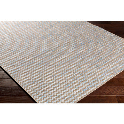 Surya Santa Cruz STZ-6009 Blue Modern  Rug