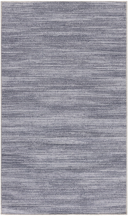 Nourison Home Nourison Washables NWB03 Grey Contemporary Power-loomed Rug