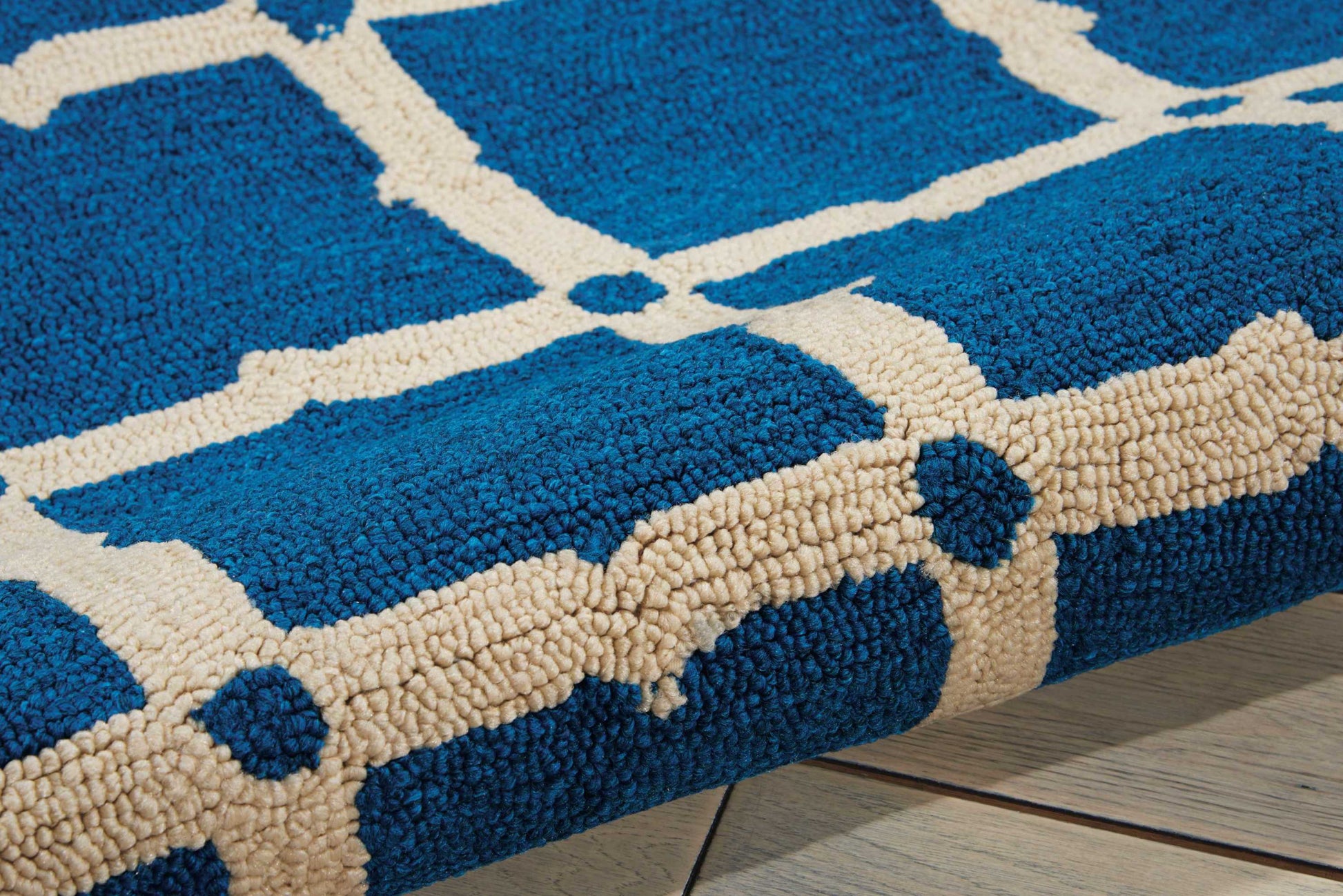 Nourison Home Portico  Navy  Contemporary