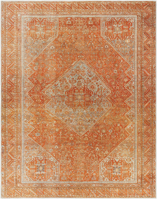 Surya Amelie AML-2351 Burnt Orange Traditional Machine Woven Rug