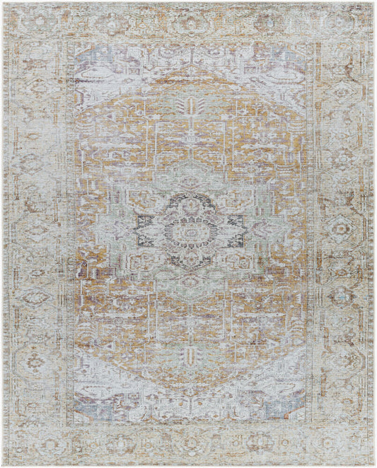 Surya Amelie AML-2367 Mustard Traditional Machine Woven Rug