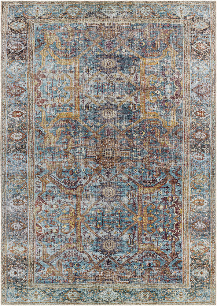Surya Amelie AML-2370 Deep Teal Traditional Machine Woven Rug