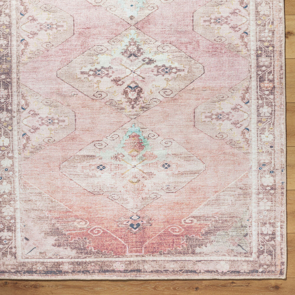 Surya Amelie AML-2402 Dusty Pink Traditional Machine Woven Rug