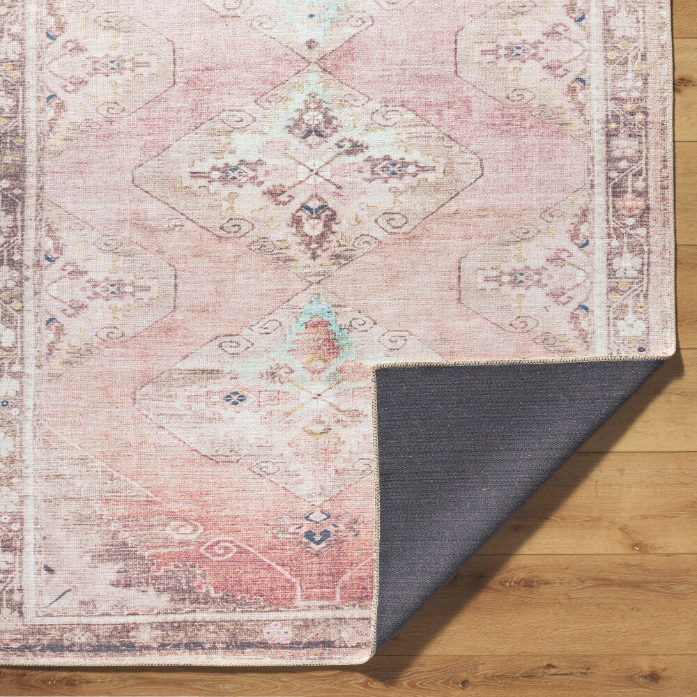 Surya Amelie AML-2402 Dusty Pink Traditional Machine Woven Rug
