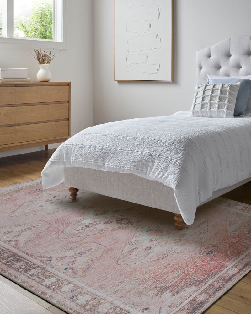 Surya Amelie AML-2402 Dusty Pink Traditional Machine Woven Rug