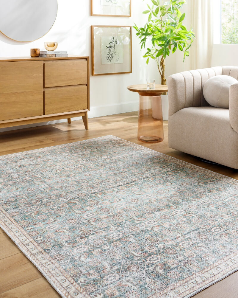 Surya Amelie AML-2403 Pale Blue Traditional Machine Woven Rug