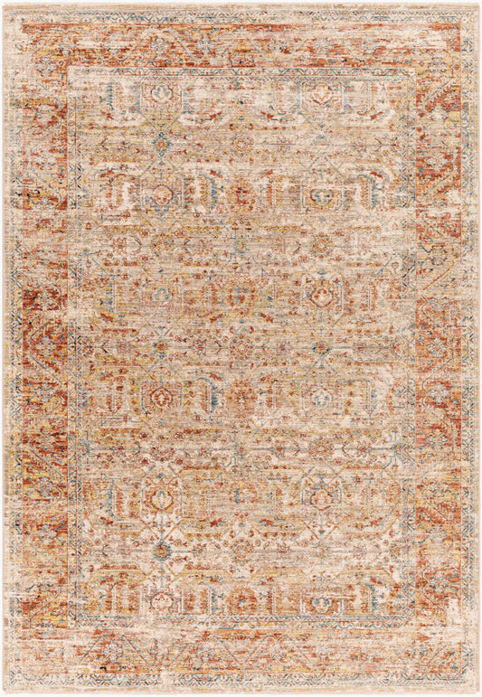 Surya Aspendos APS-2311 Dusty Pink Traditional Machine Woven Rug
