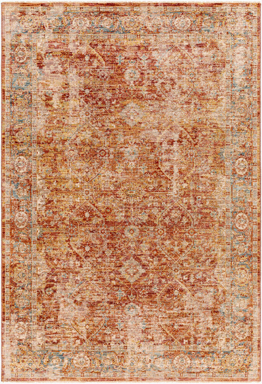 Surya Aspendos APS-2316 Burgandy Traditional Machine Woven Rug