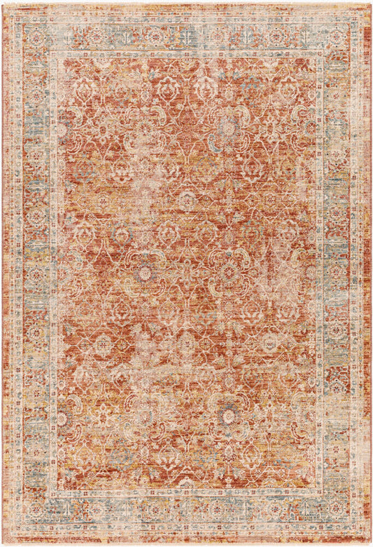 Surya Aspendos APS-2319 Rust Traditional Machine Woven Rug