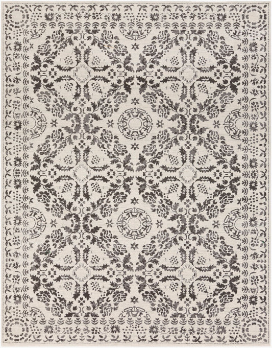 Surya Bahar BHR-2318 Charcoal Traditional Machine Woven Rug