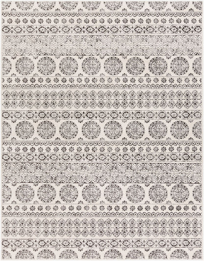 Surya Bahar BHR-2323 Charcoal Traditional Machine Woven Rug