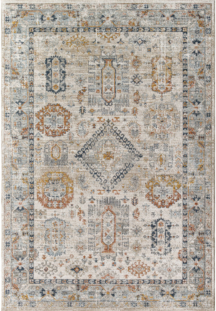 Surya Beckham BCM-2313 Off-White Global Machine Woven Rug