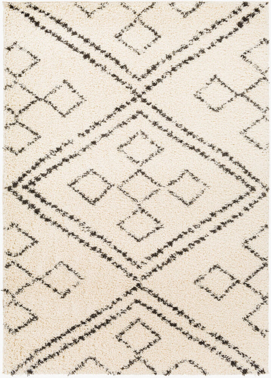 Surya Beni Shag BSH-2331 Black Global Machine Woven Rug
