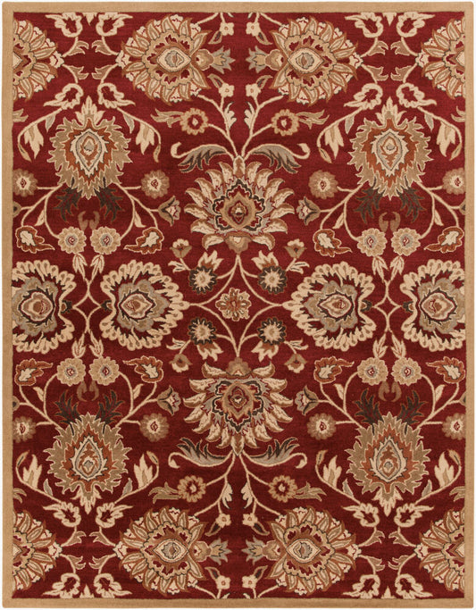 Surya Caesar CAE-1061 Dark Red Traditional Hand Tufted Rug