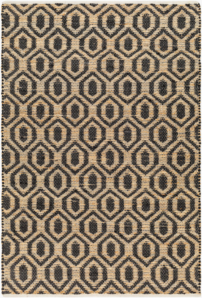 Surya Jean JEA-2306 Black Modern Hand Woven Rug