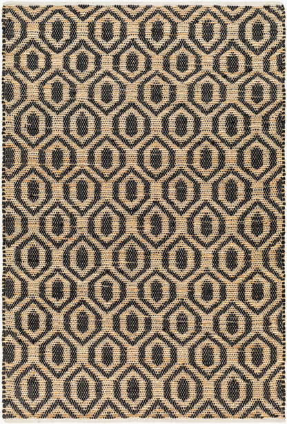 Surya Jean JEA-2306 Black Modern Hand Woven Rug