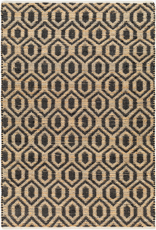 Surya Jean JEA-2306 Black Modern Hand Woven Rug