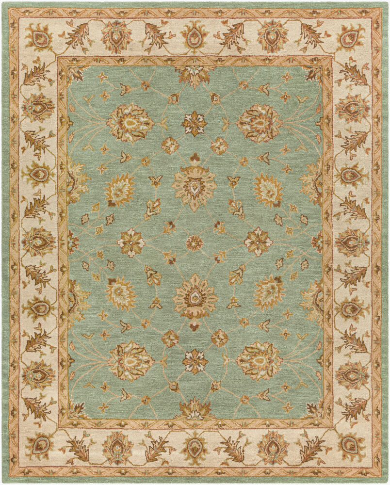 Surya Middleton AWHR-2058 Medium Green Traditional Hand Tufted Rug