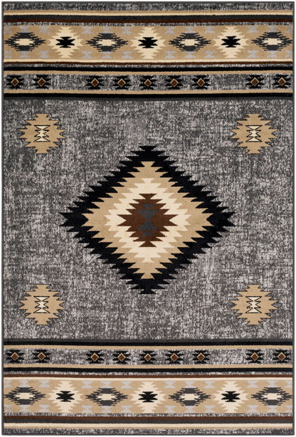 Surya Paramount PAR-1094 Charcoal Rustic Machine Made Rug